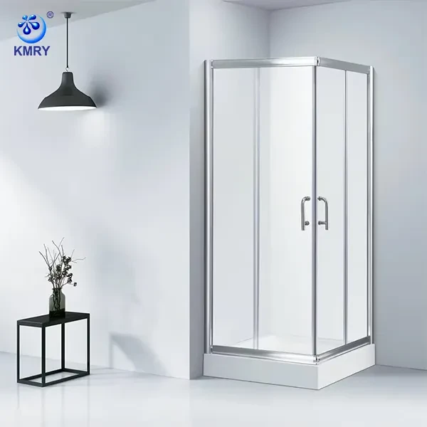 חדר מקלחת פינת אמבטיה מרובע
